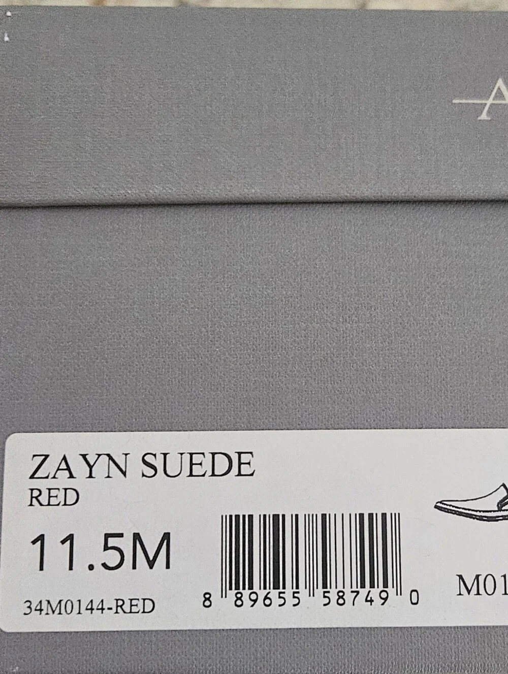 Aquatalia Zayn Suede Loafer Red Size 11.5 Shoes New